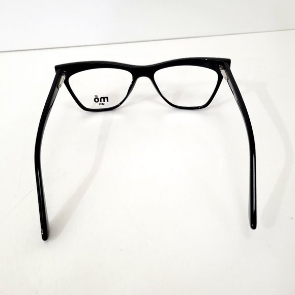 Mo Eyewear Eyeglass Frames MO Geek 33A Black Stripe New - Picture 3 of 6